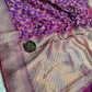 100% Pure Banarasi Double Katan Meena Design Handloom Weaving Saree