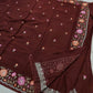 Pure Banarasi Georgette Chikankari Embroidery Saree