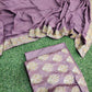 Banarasi Cotton Silk Suit Alfi Zari and Thread Weave Move Color